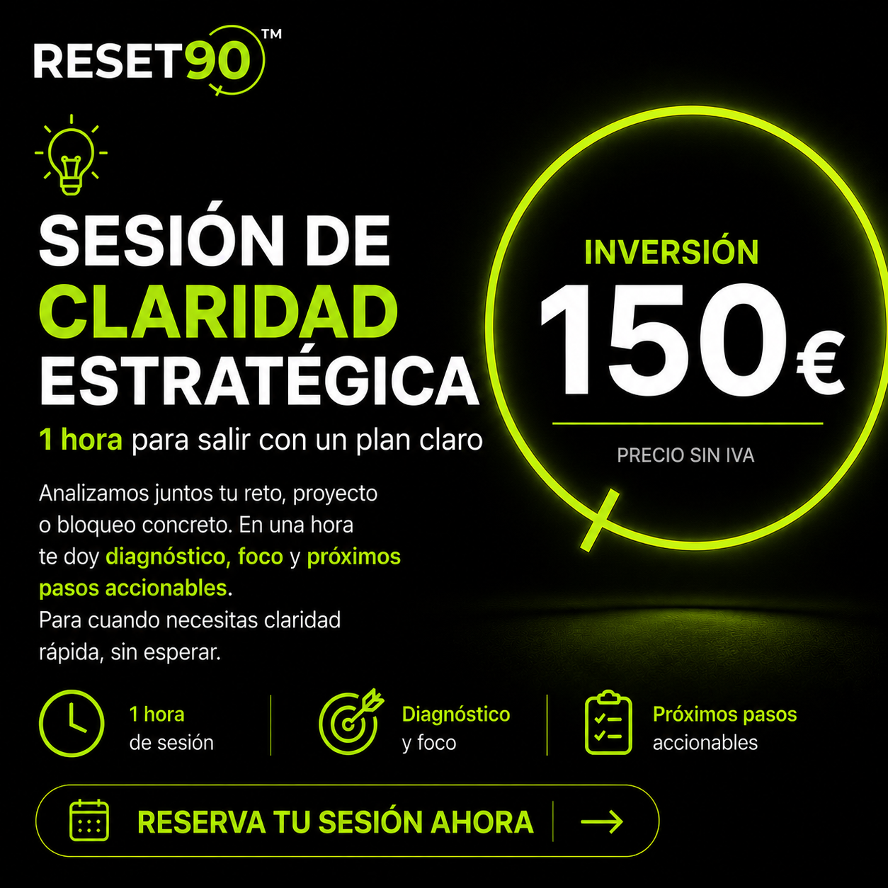 Sesión de Claridad Estratégica | Sesión 1 Hora