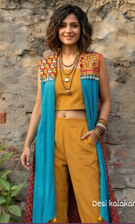 KUTTCHI SHRUG SET