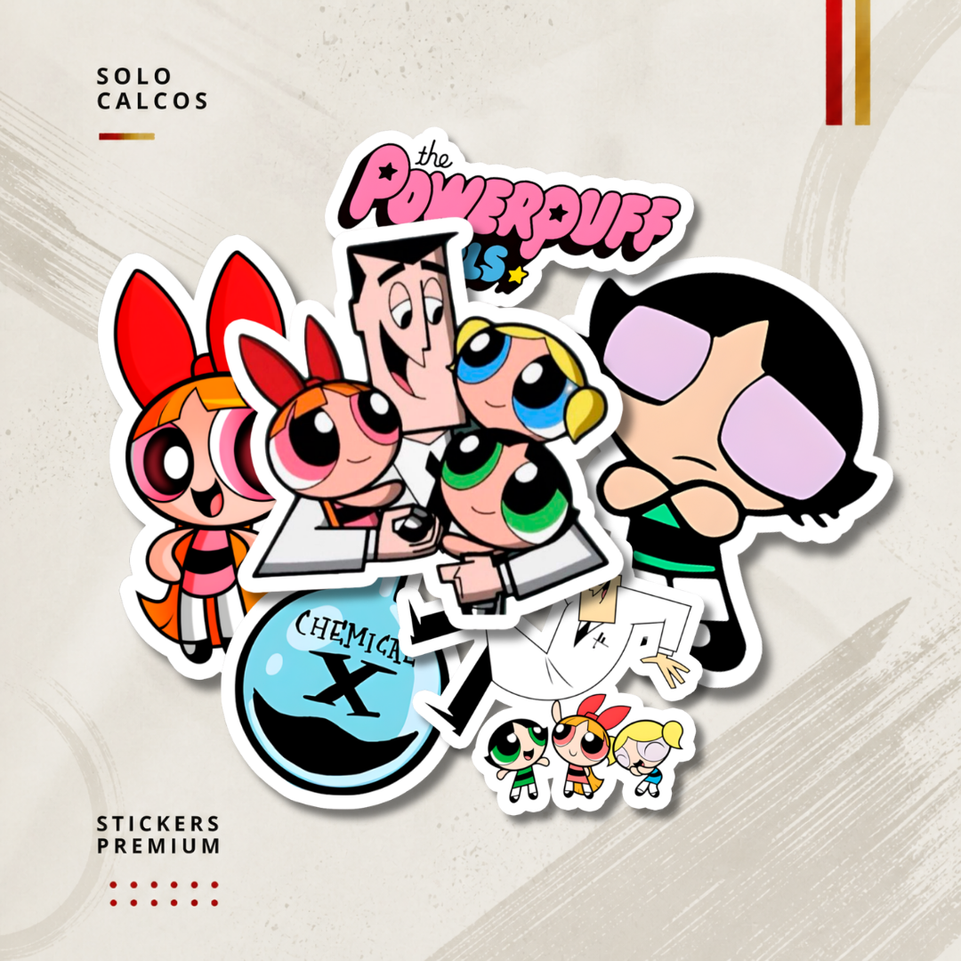 Packs Stickers Temáticos - Las Chicas Superpoderosas