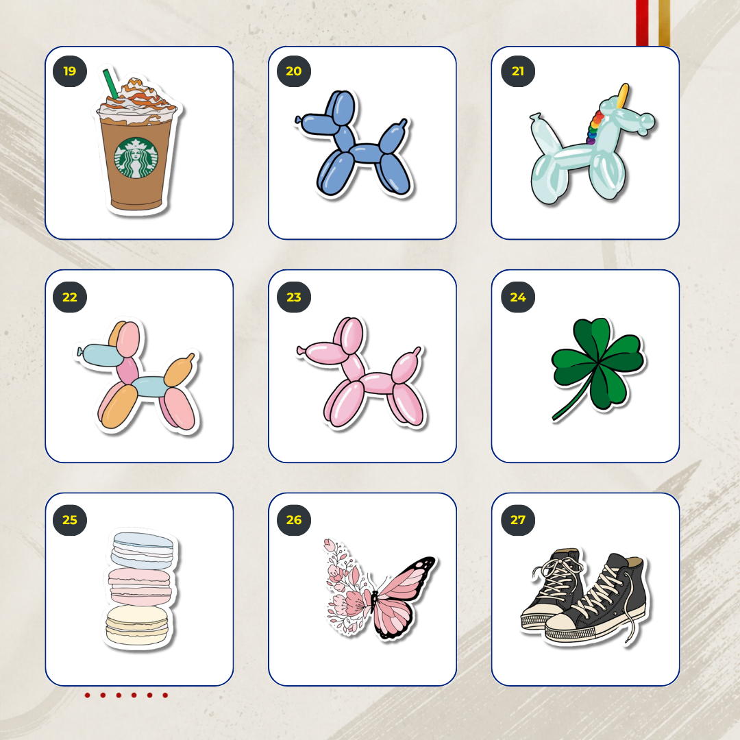 Packs Stickers Temáticos - Aesthetic