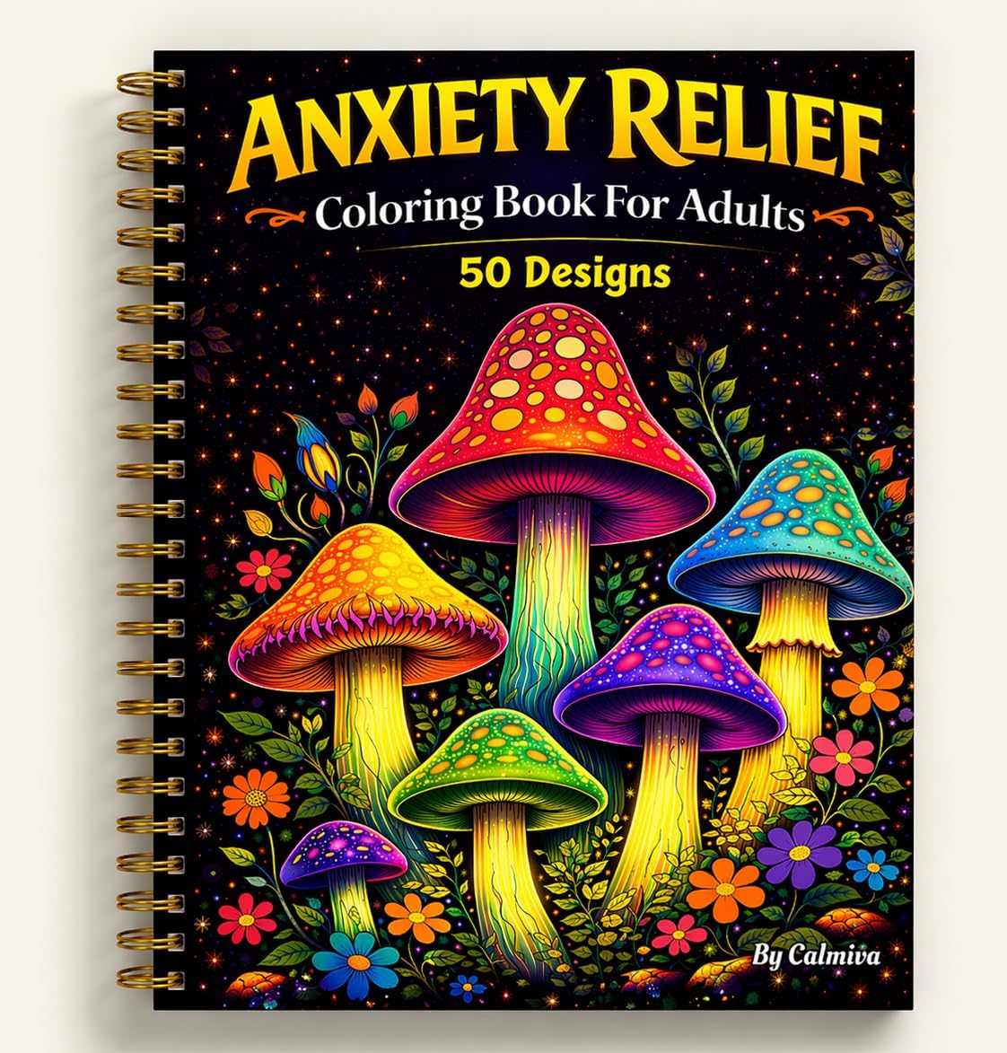  Anxiety Relief Coloring Book for Adults
