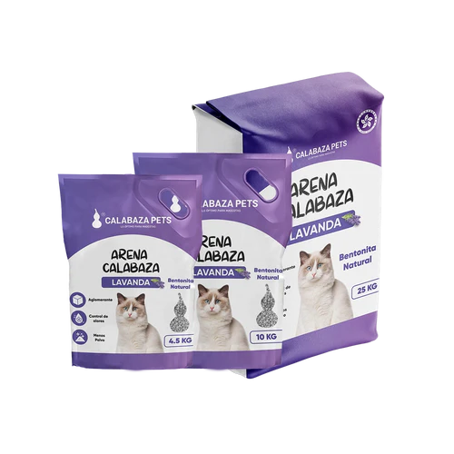 Arena Calabaza Lavanda para Gatos
