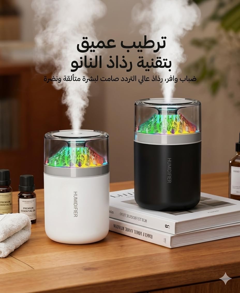 USB Aroma Diffuser with Colorful RGB Light