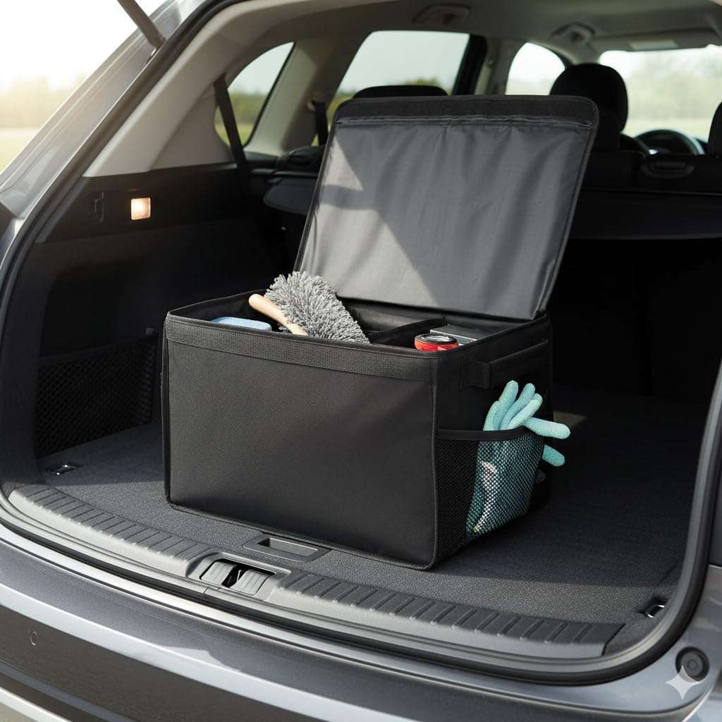 Portable Car Trunk Storage Organizer