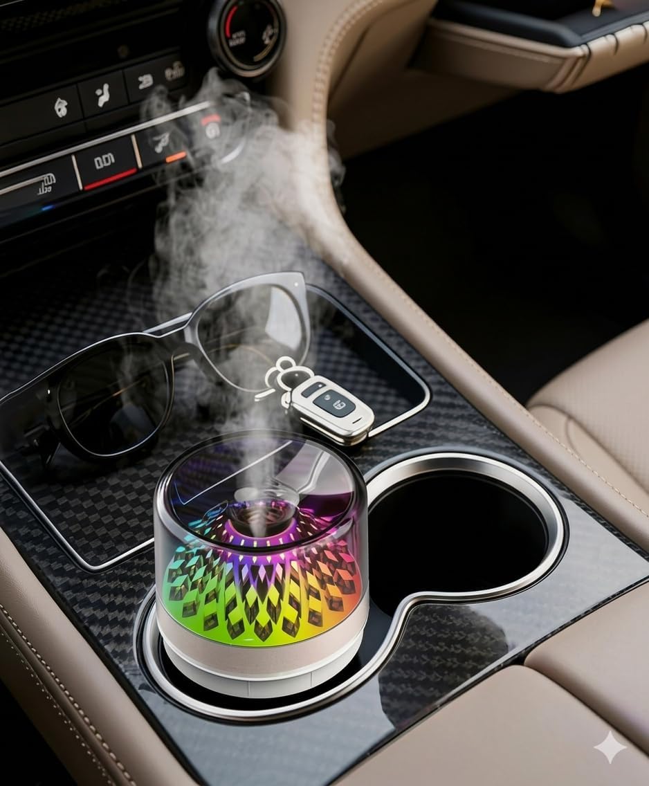USB Aroma Diffuser with Colorful RGB Light