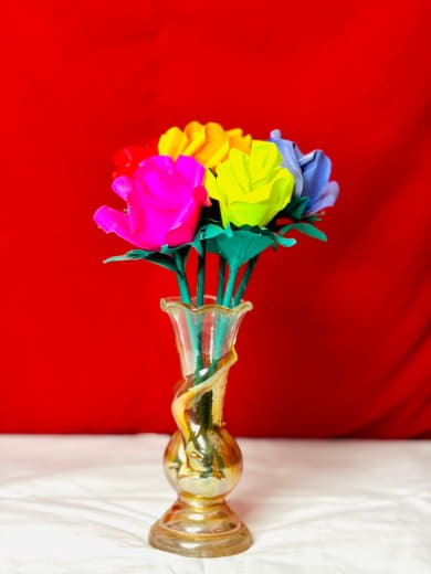 Paper Rose Flowers