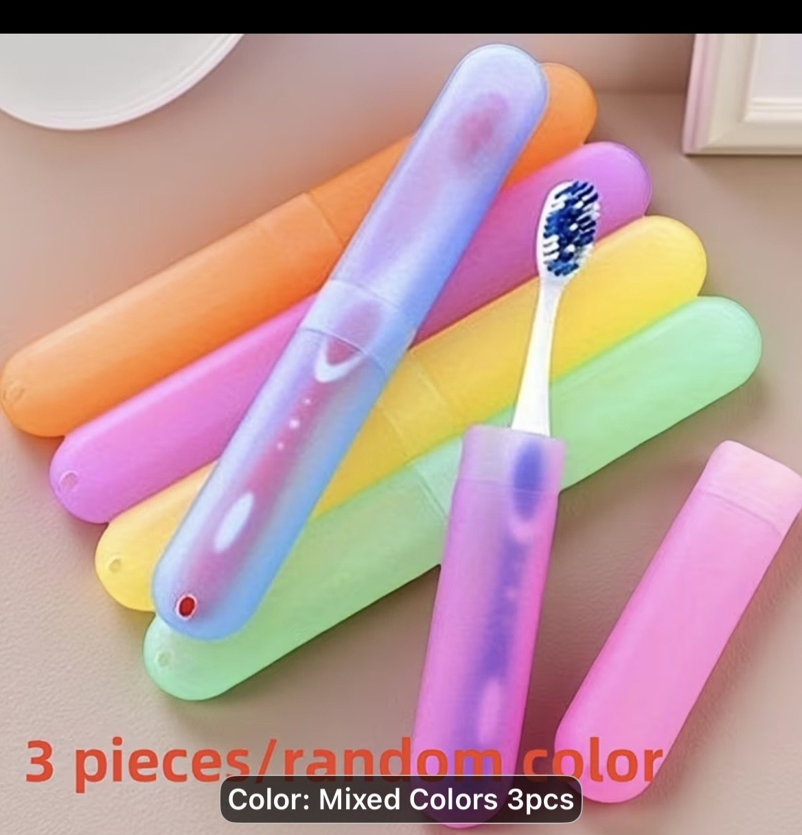 Toothbrush Travel Case Set