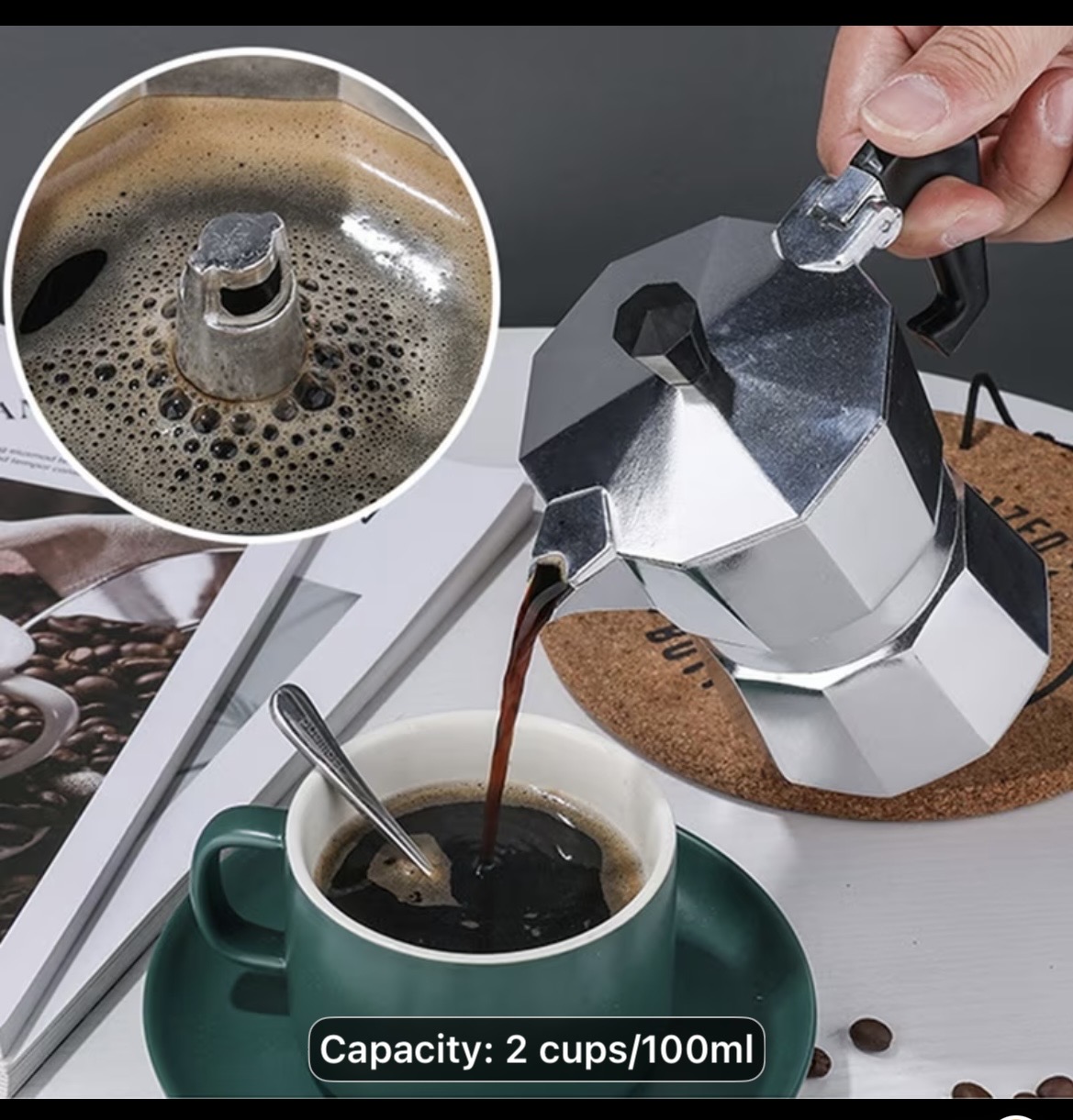 Stovetop Moka Coffee Maker