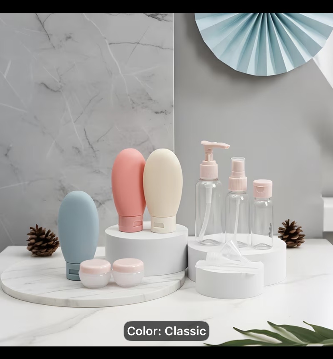 Travel Toiletry Bottles Set