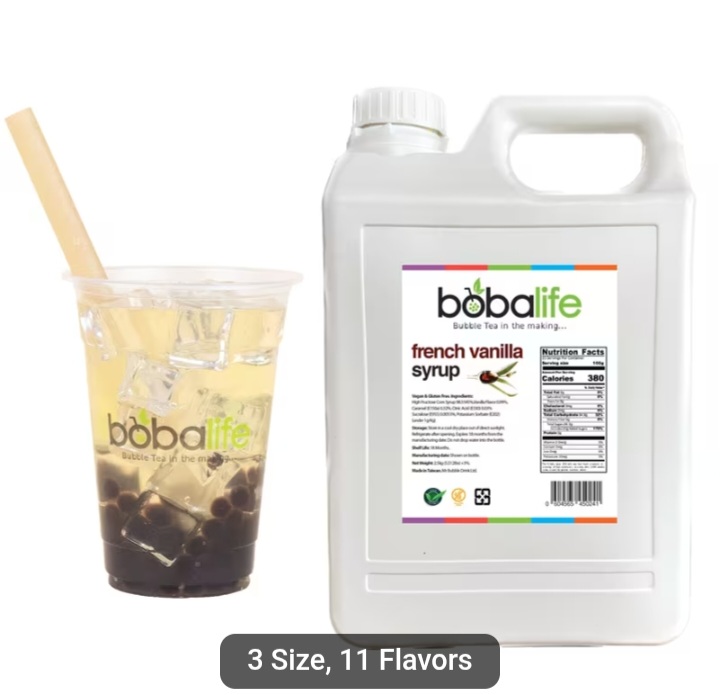 Bobalife French Vanilla Syrup