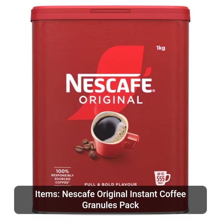 Nescafe Original Instant Coffee Granules 1kg