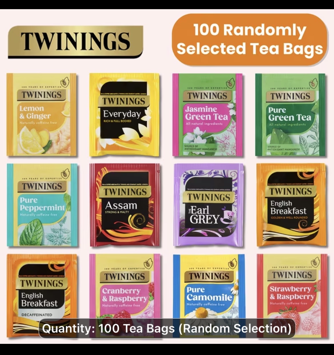 Twinings Earl Grey & English Breakfast Tea Bags