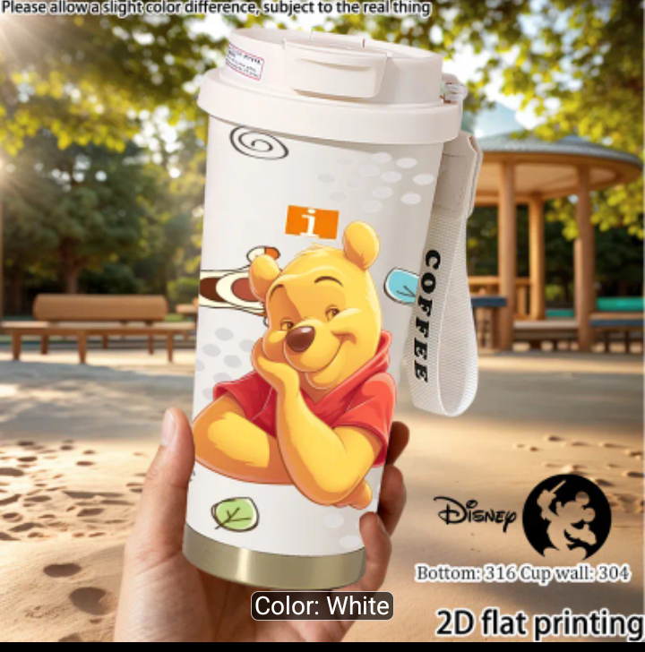 Winnie the Pooh Stainless Steel Travel Mug