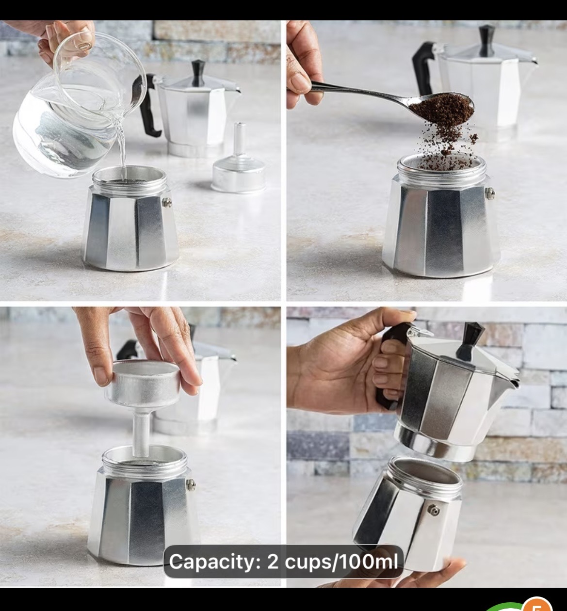 Stovetop Moka Coffee Maker