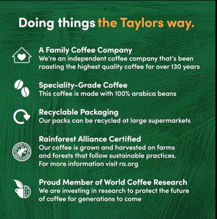 Taylors Coffee Beans