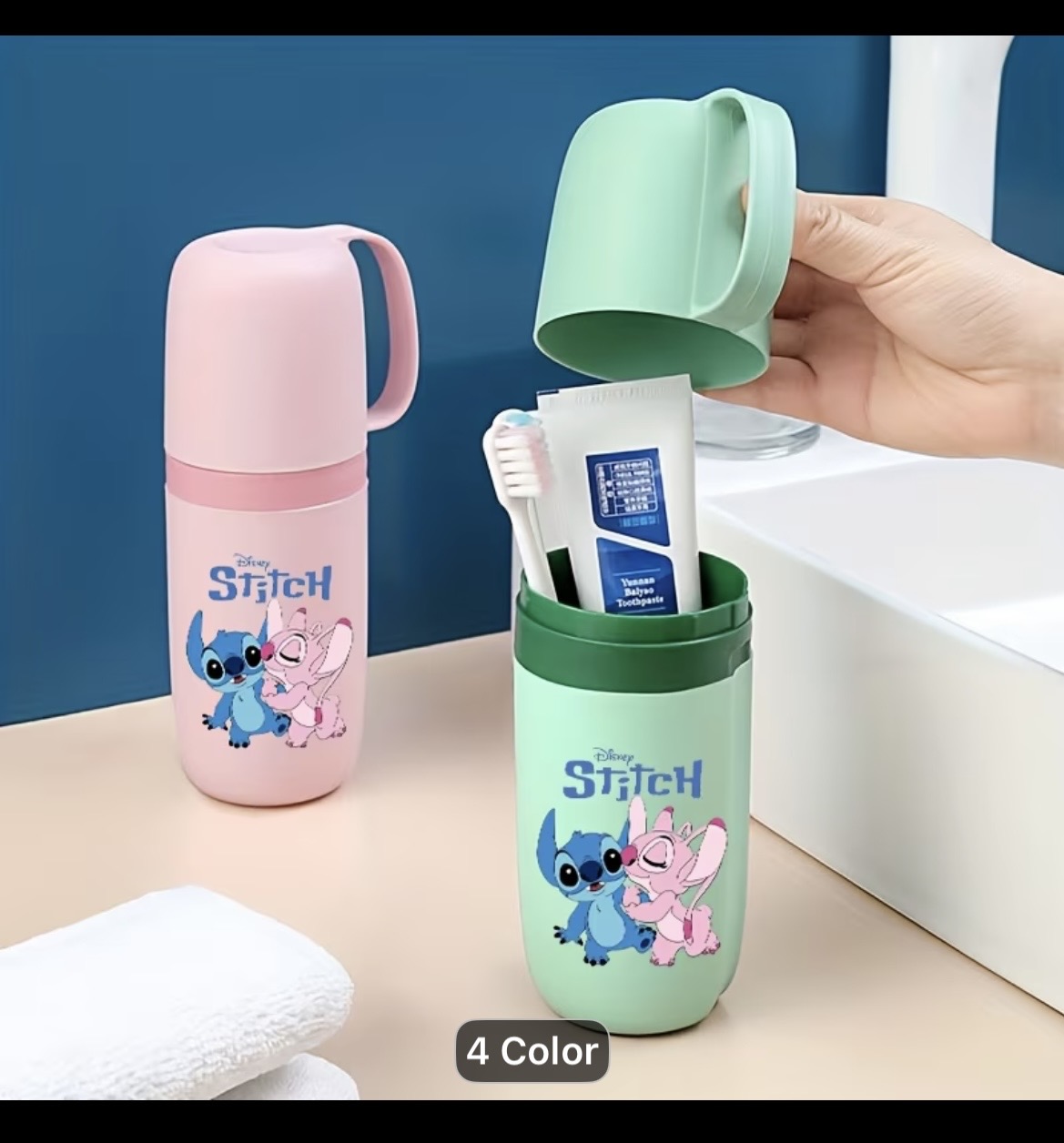 Portable Toothbrush Travel Container