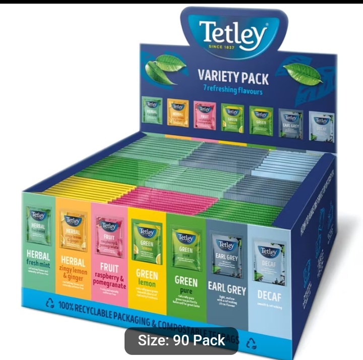 Tetley Variety Pack Tea Bags (90 Pack)