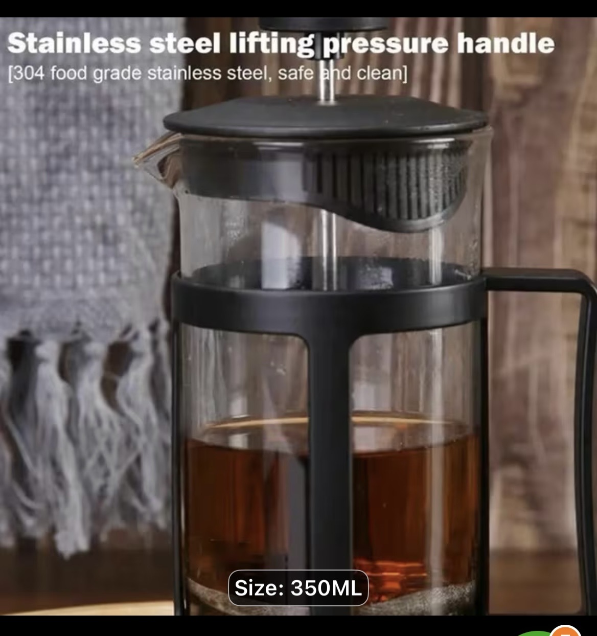 French Press Coffee Maker 350ml