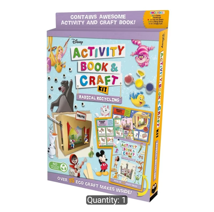 Disney Activity Book & Craft Kit