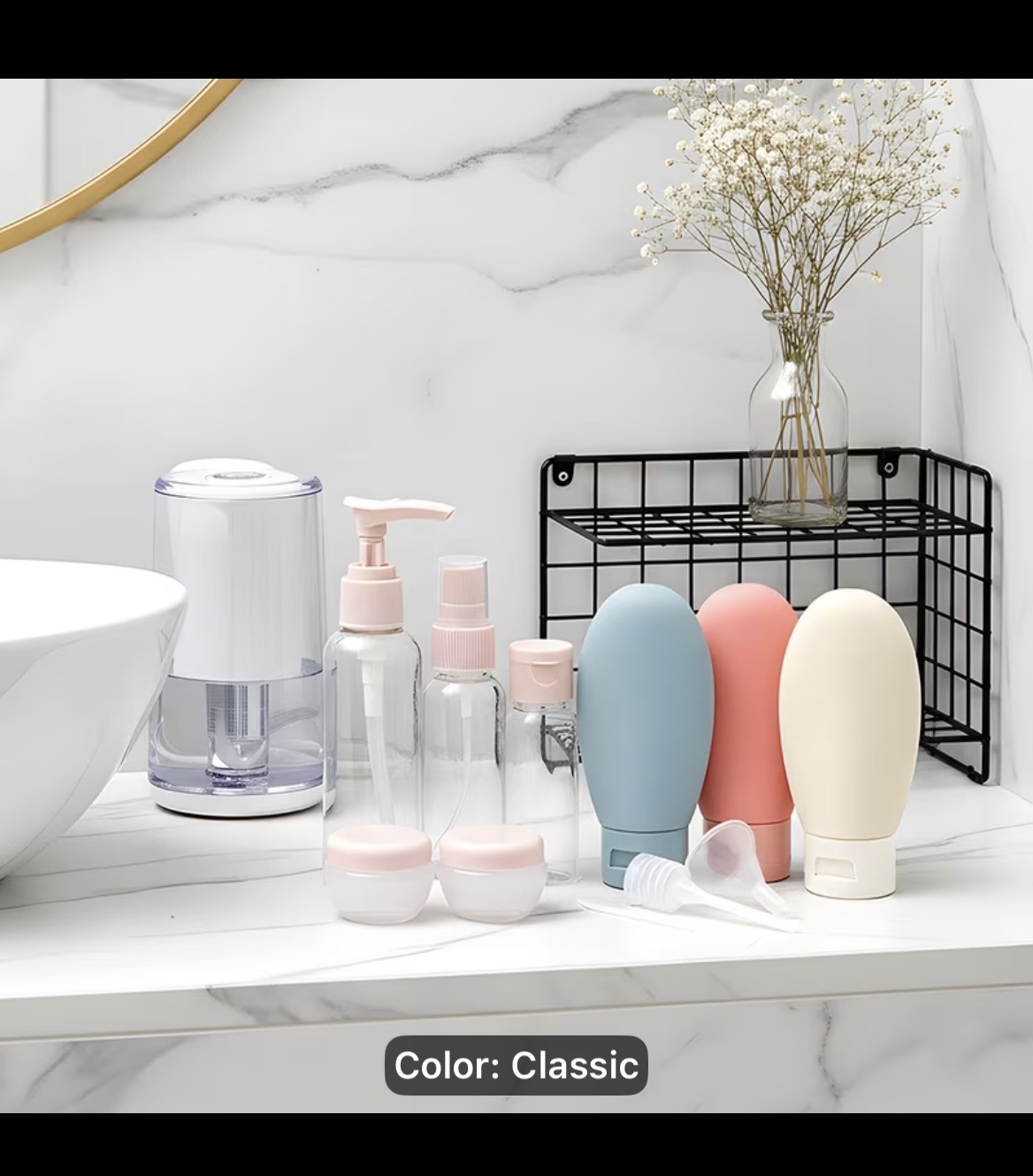 Travel Toiletry Bottles Set