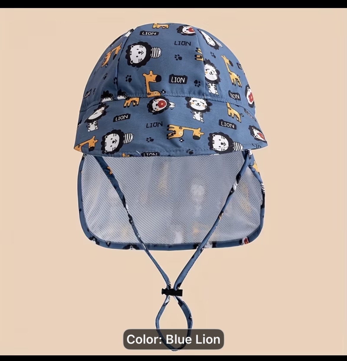 Bear Print Protective Hat