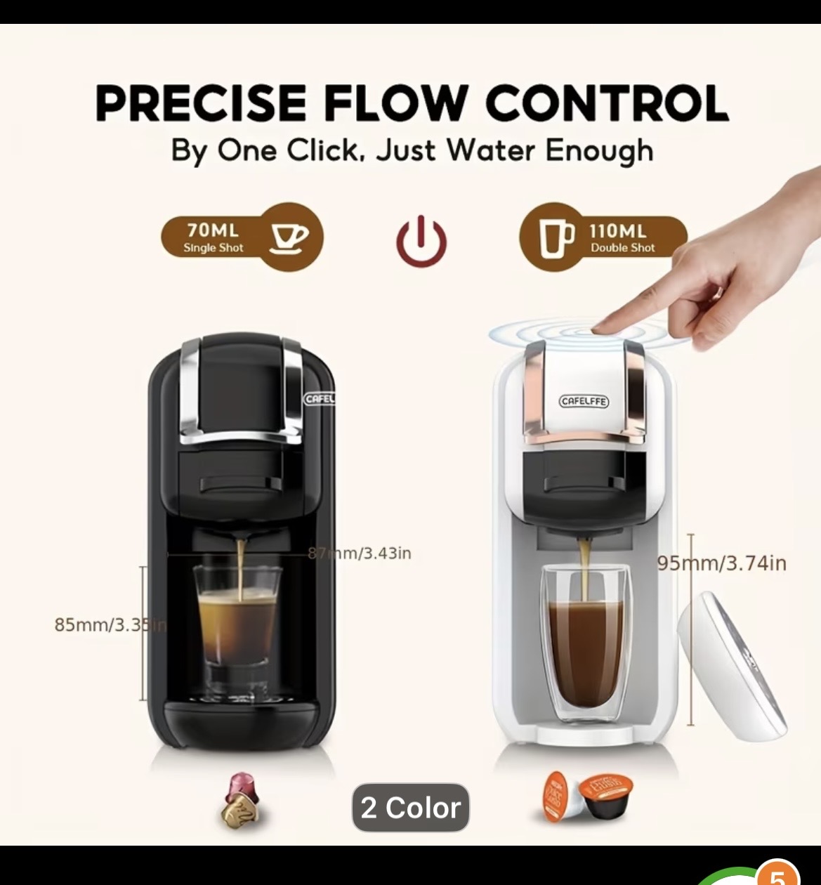 4-in-1 Capsule & Espresso Coffee Machine