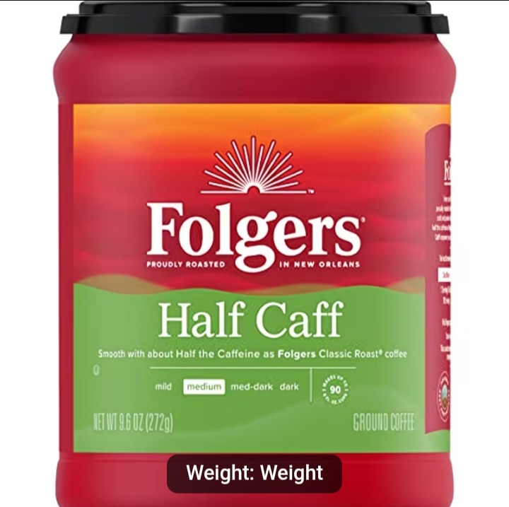 Folgers Half Caff Ground Coffee