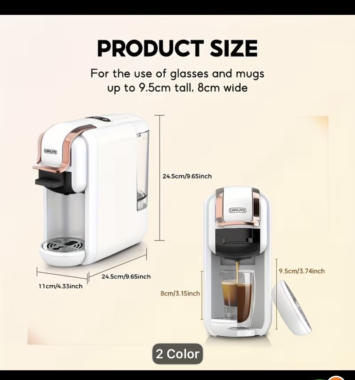 4-in-1 Capsule & Espresso Coffee Machine