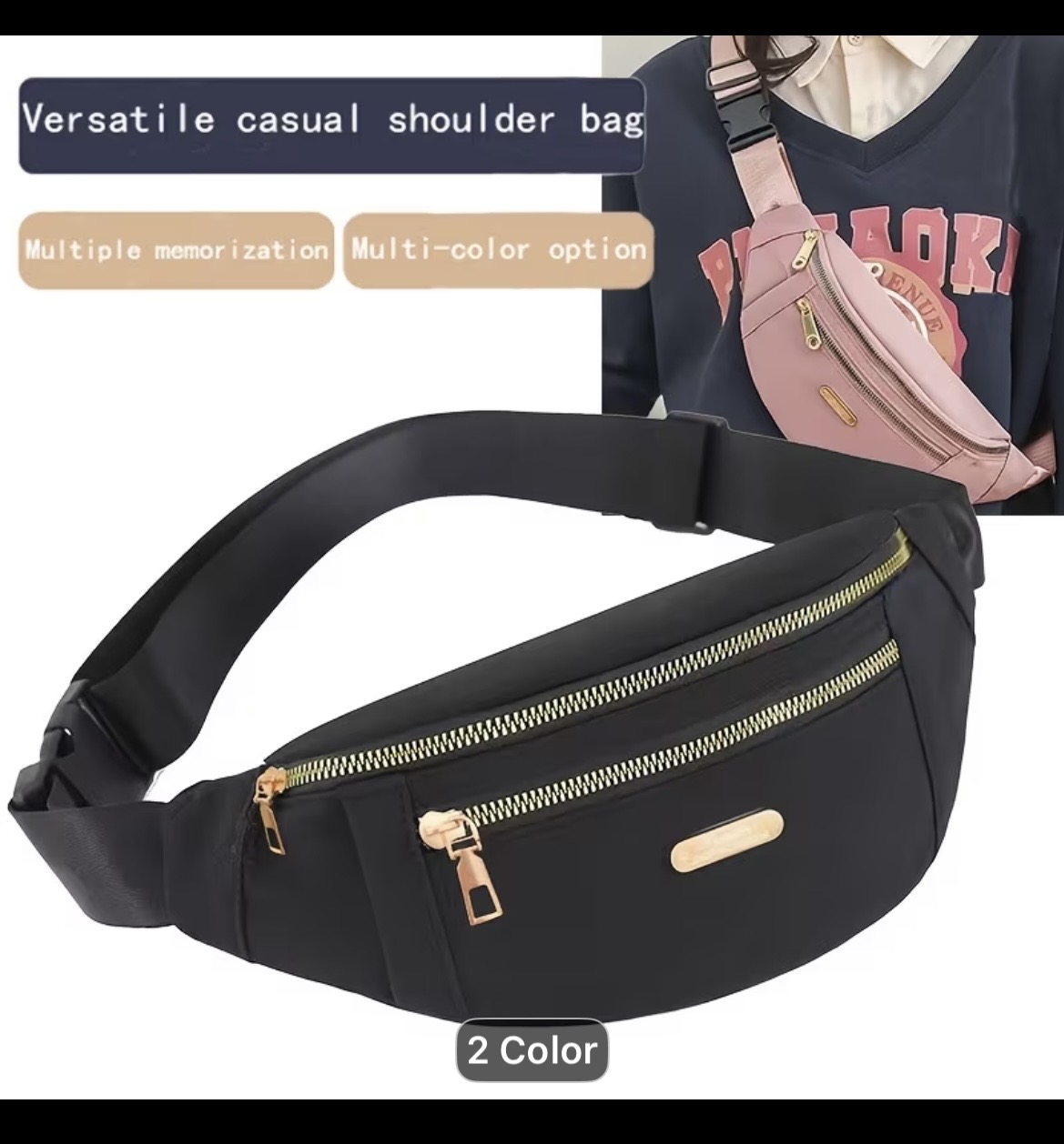 Versatile Casual Shoulder Bag