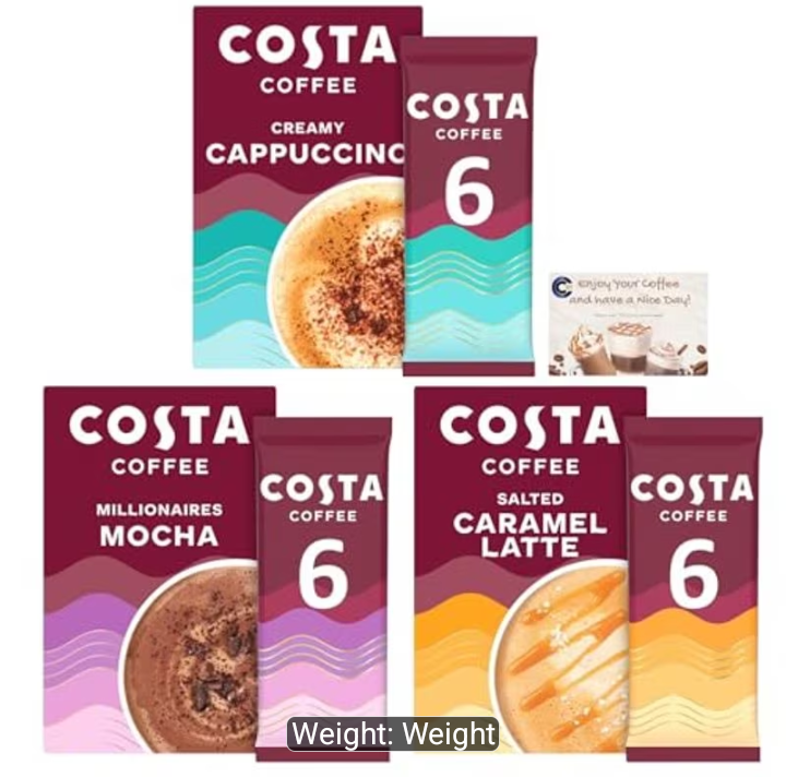 Costa Coffee Sachet Variety Pack