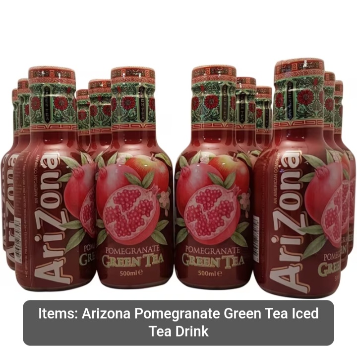 Arizona Pomegranate Green Tea Iced Tea Drink
