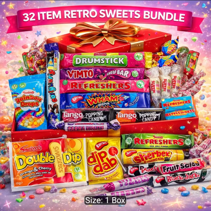 32 Item Retro Sweets Bundle