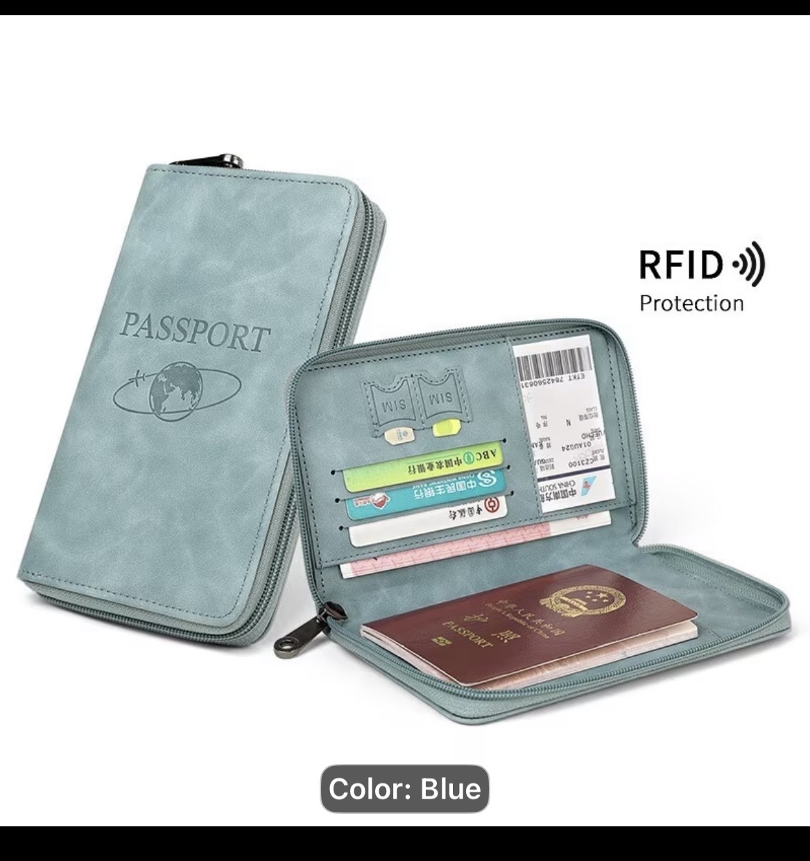 Travel Passport Holder Wallet