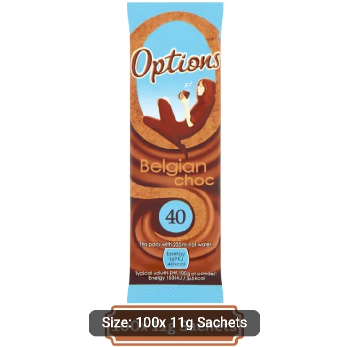 Options Belgian Choc Sachets