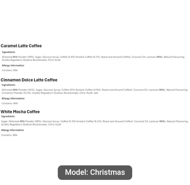 Christmas Coffee Trio