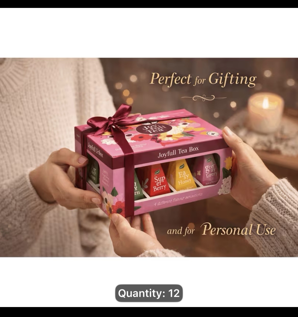 Joyful Tea Box – 4 Premium Flavours