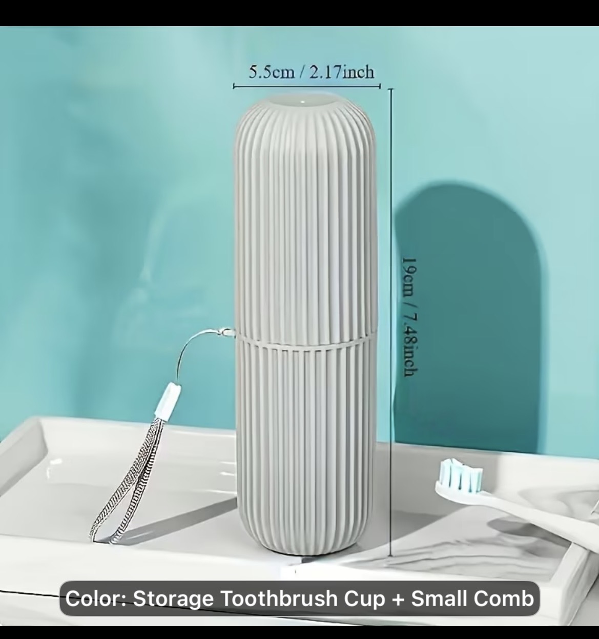 Portable Toothbrush Storage Cup