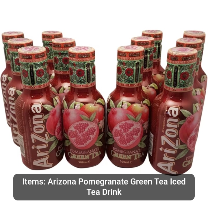 Arizona Pomegranate Green Tea Iced Tea Drink