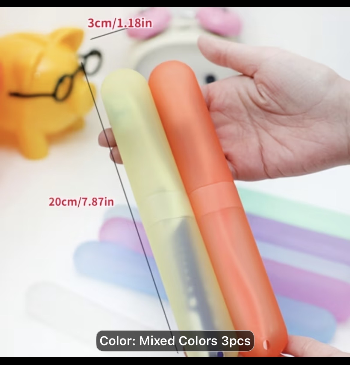 Toothbrush Travel Case Set