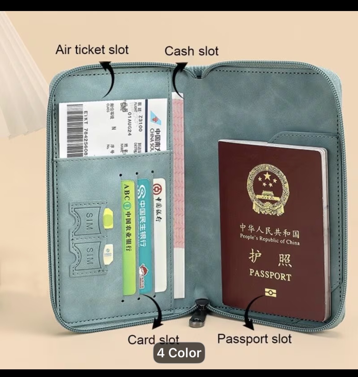 Travel Passport Holder Wallet