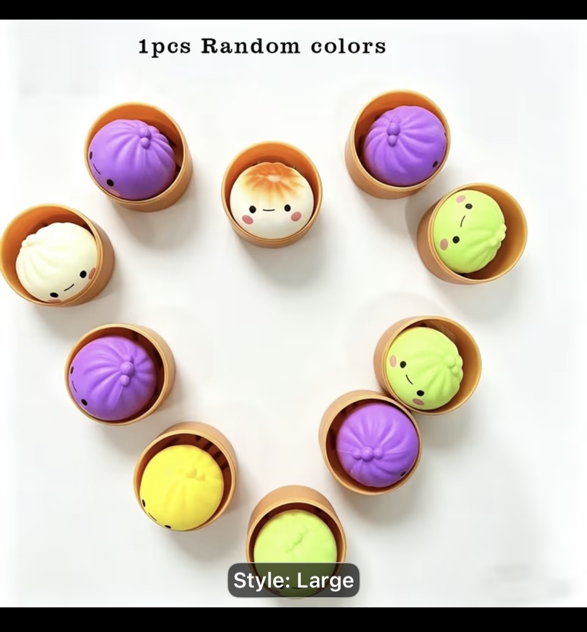 Cute Bun Squishy Toy