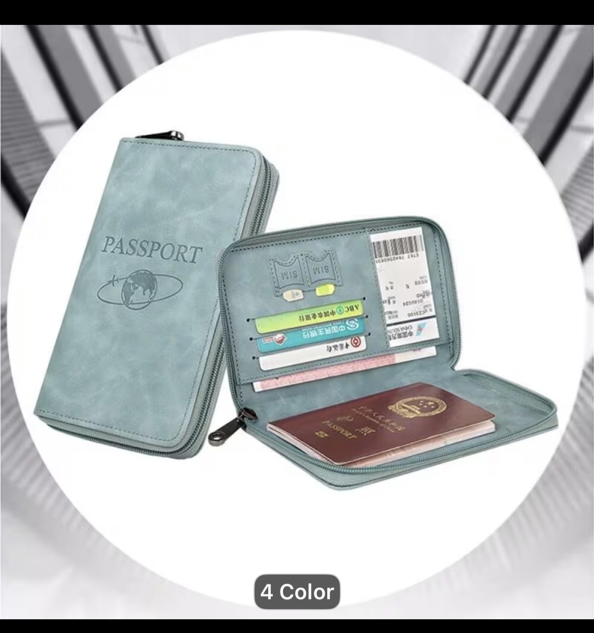 Travel Passport Holder Wallet
