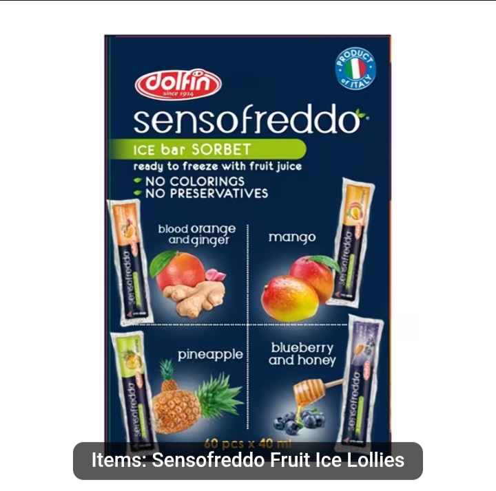 Sensofreddo Ice Bar Sorbet