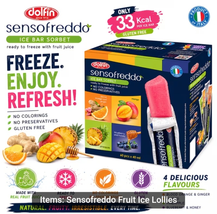 Sensofreddo Ice Bar Sorbet