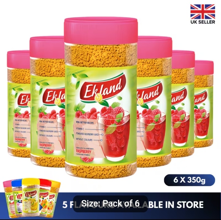 Ekland Instant Raspberry Drink 350g
