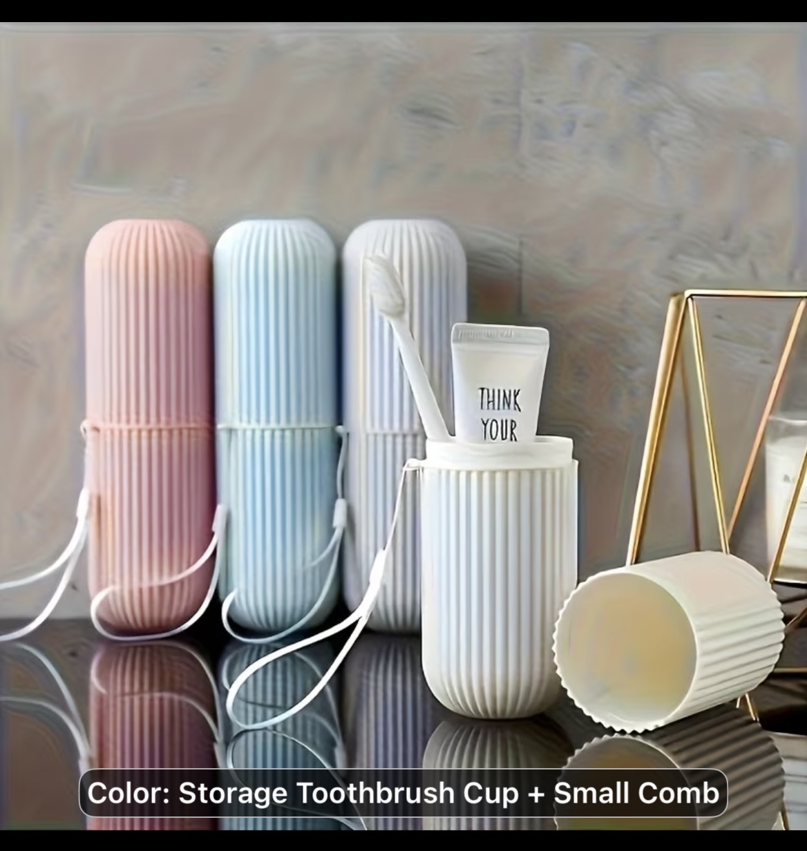 Portable Toothbrush Storage Cup