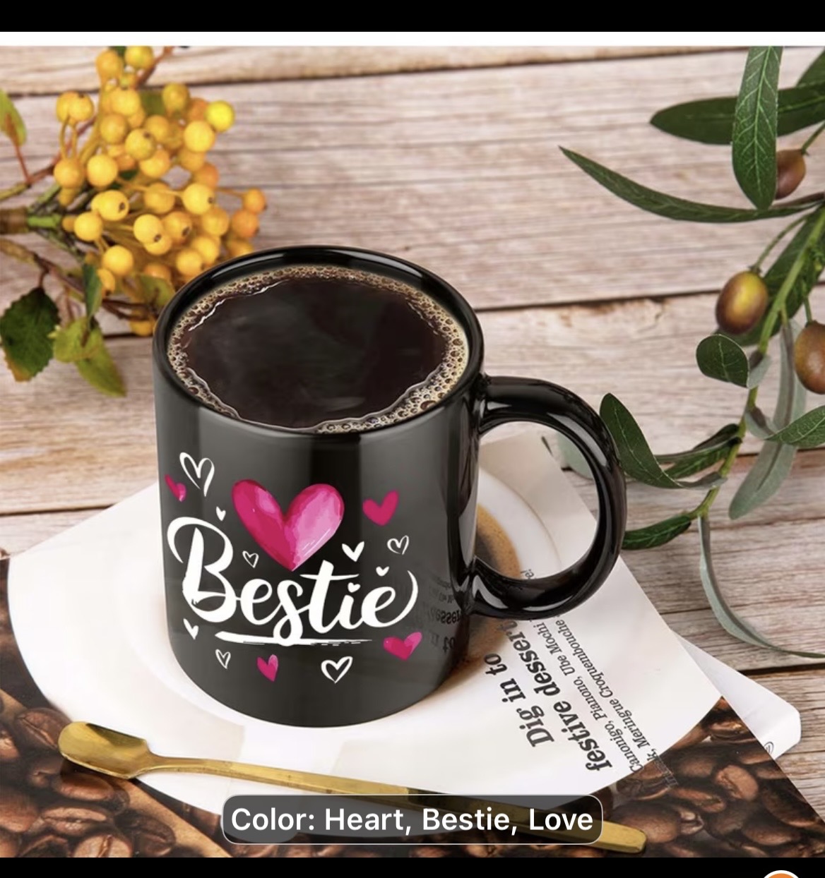 Bestie Heart Mug