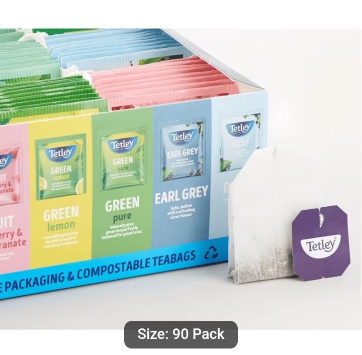 Tetley Variety Pack Tea Bags (90 Pack)