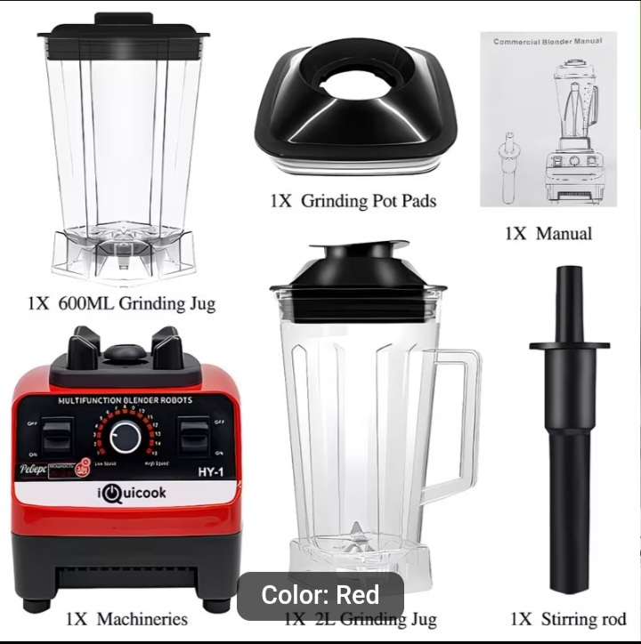 Multifunction Blender Robots 2L + 720ml