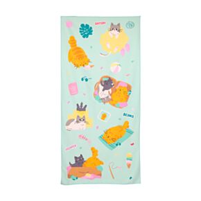 Unicorn Vacation Vibes Beach Towel